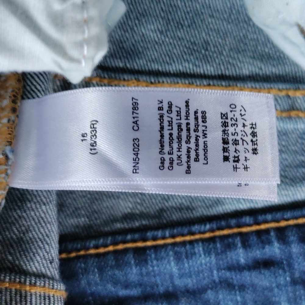 NWT!-{Gap}-Size 16-Women’s Premium Curvy Straight Denim Jeans - Picture 6 of 6